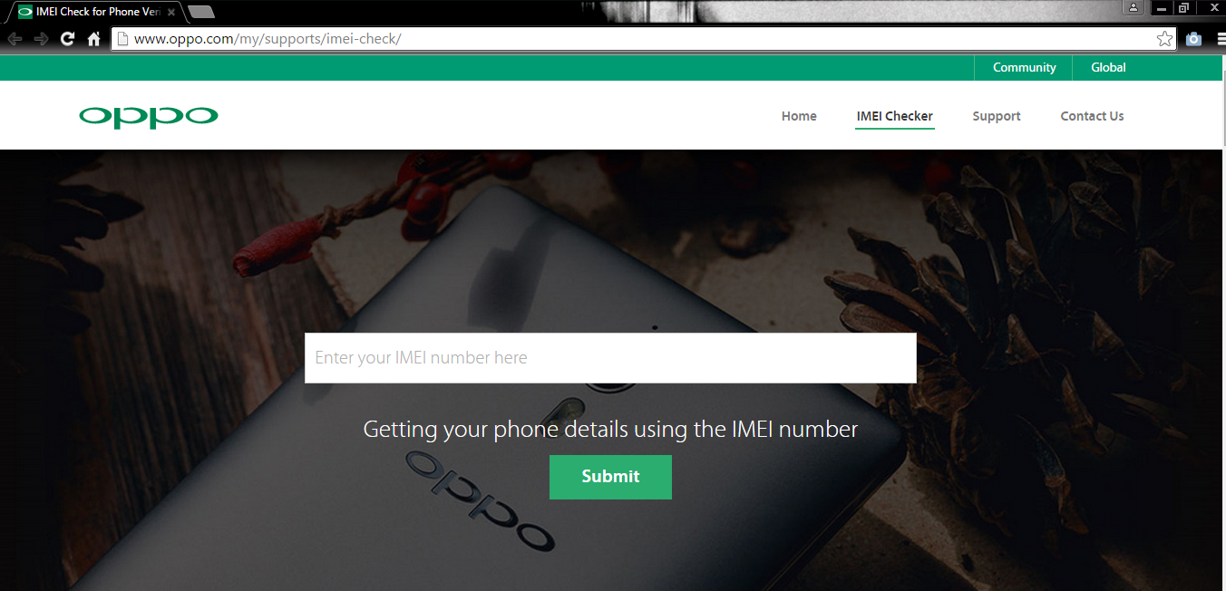 OPPO IMEI Checker - 1