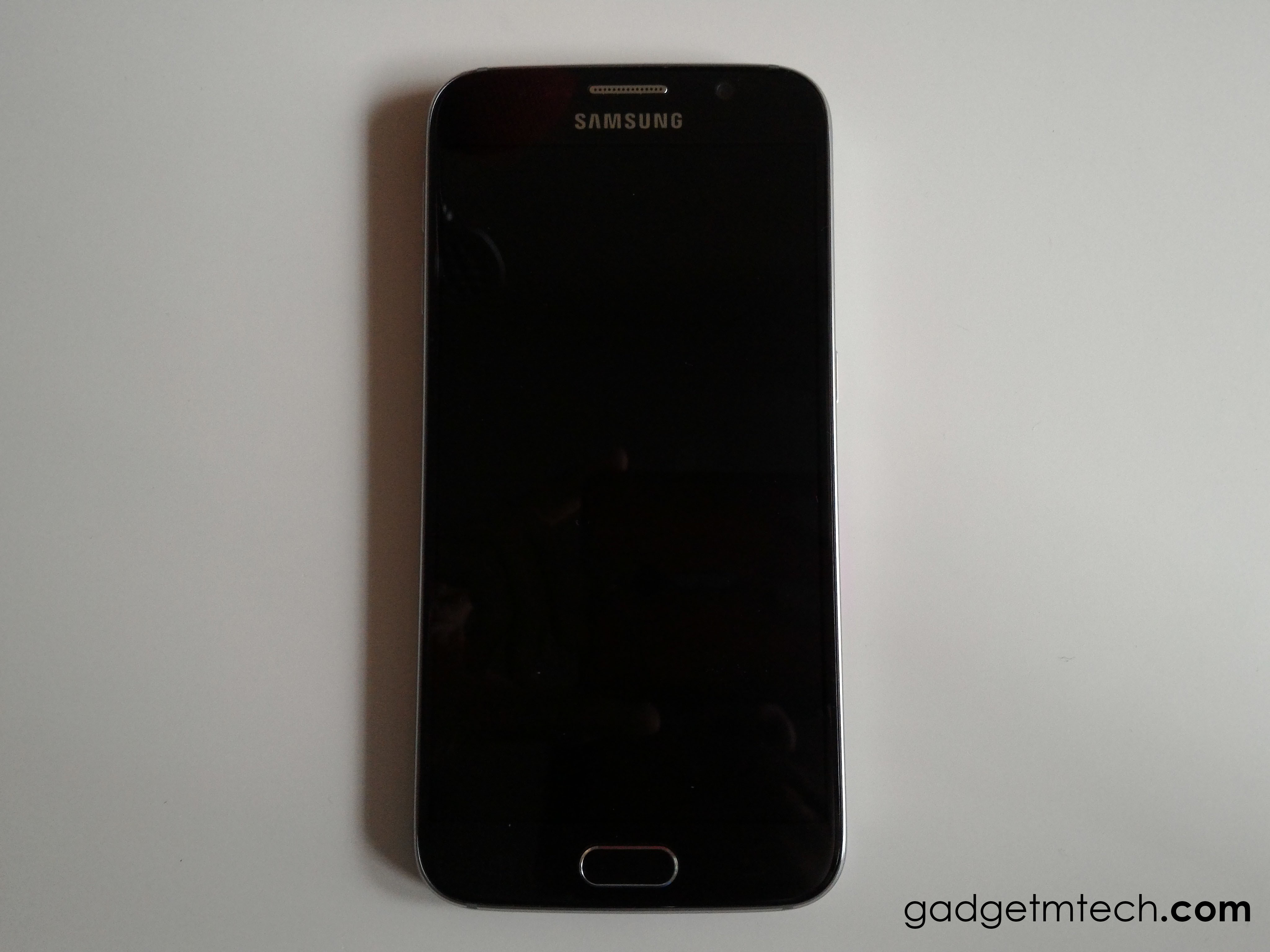 The screen is not off, but showing black background.