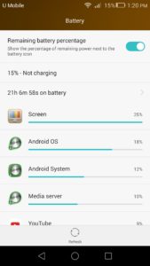 Honor 6 Plus Battery Life - 1