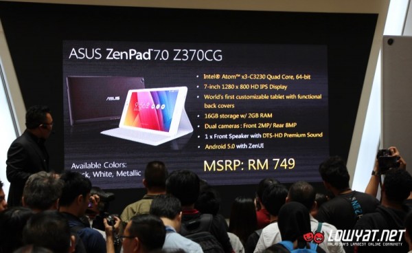 Asus Zenpad 7 price