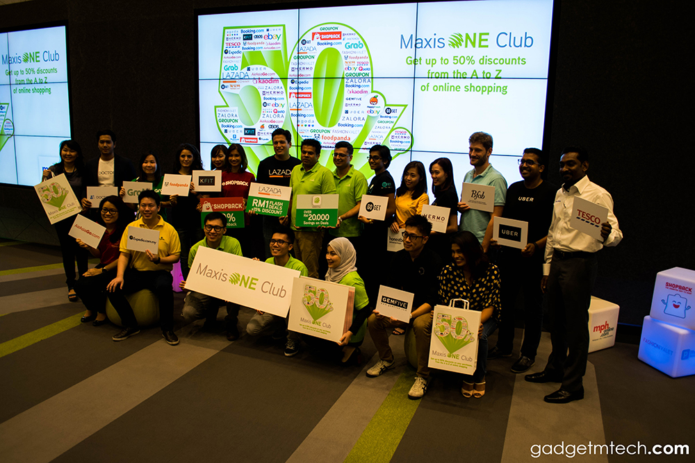 MaxisONE Club members can now enjoy up to 50% discounts on over 500 e-commerce sites