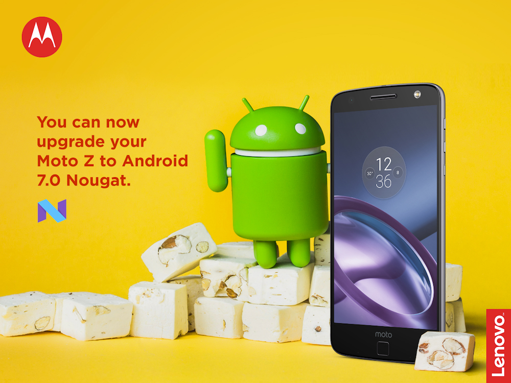 Android Nougat Update Now Available for Moto Z