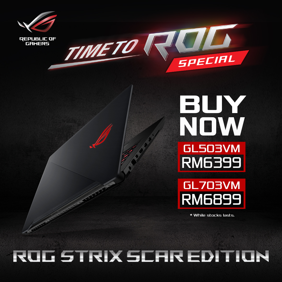 ASUS ROG GL Series Price Reduction