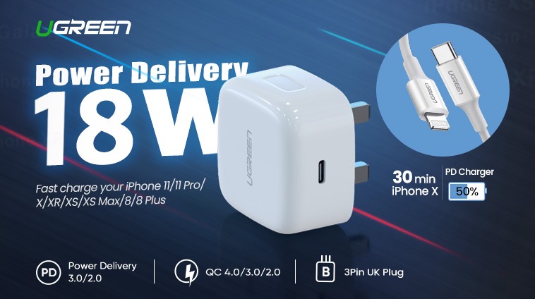 UGREEN 18W USB-C Adapter
