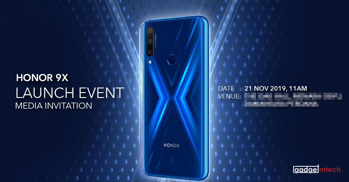 HONOR 9X Media Launch