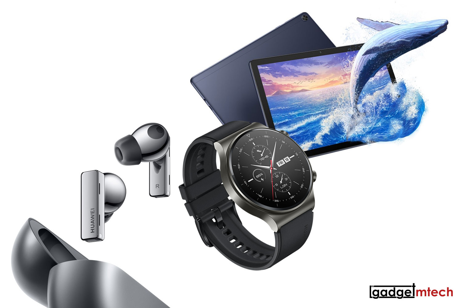 HUAWEI FreeBuds Pro, WATCH GT 2 Pro, MatePad T 10s