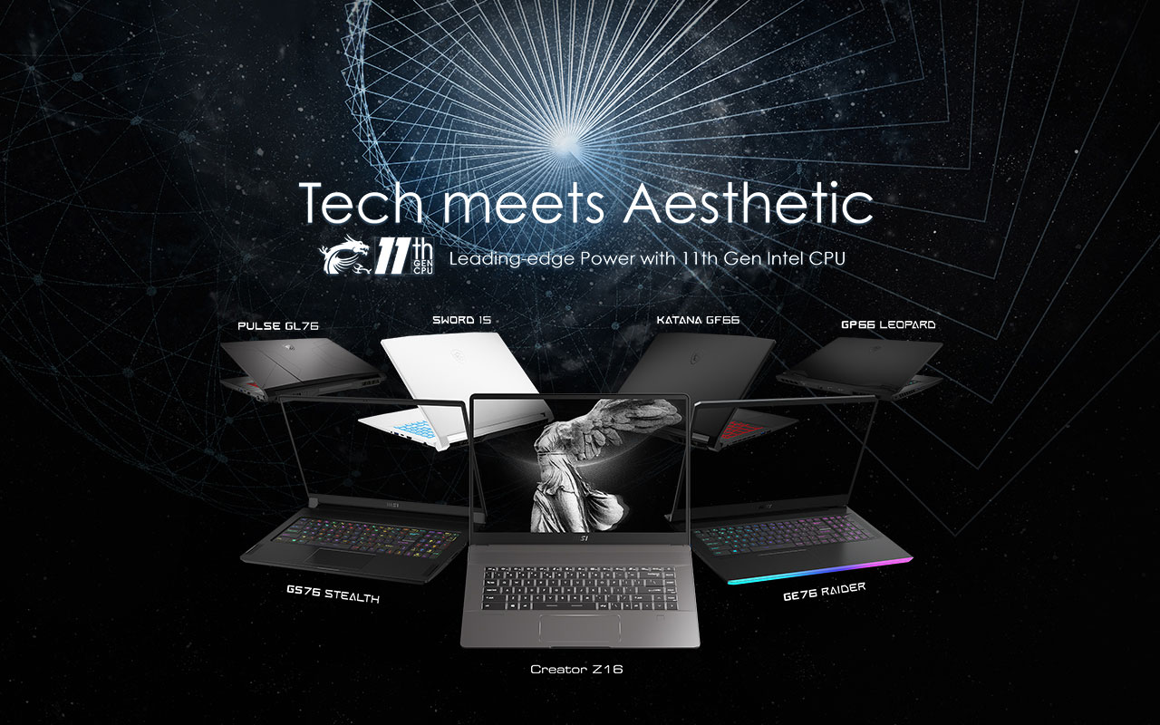 MSI New Gaming and Creator Laptops Announced