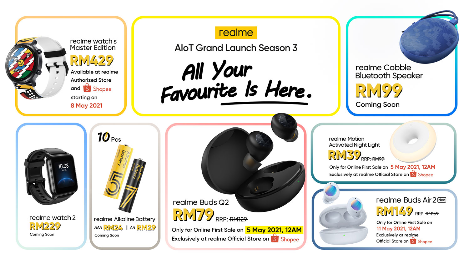 New realme AIoT Devices Officially Launched