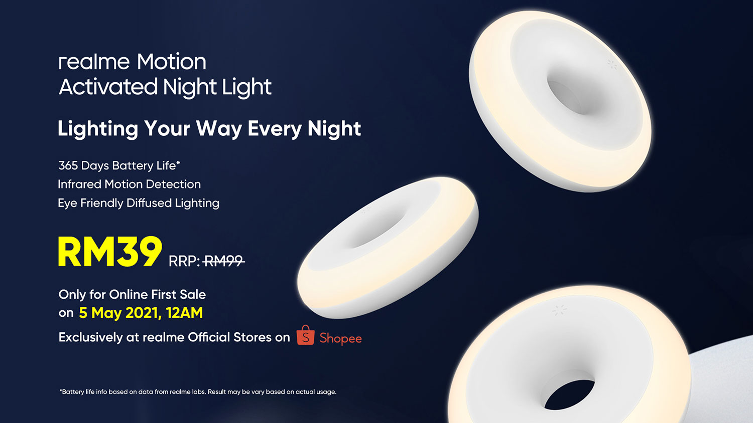 realme Motion Activated Night Light