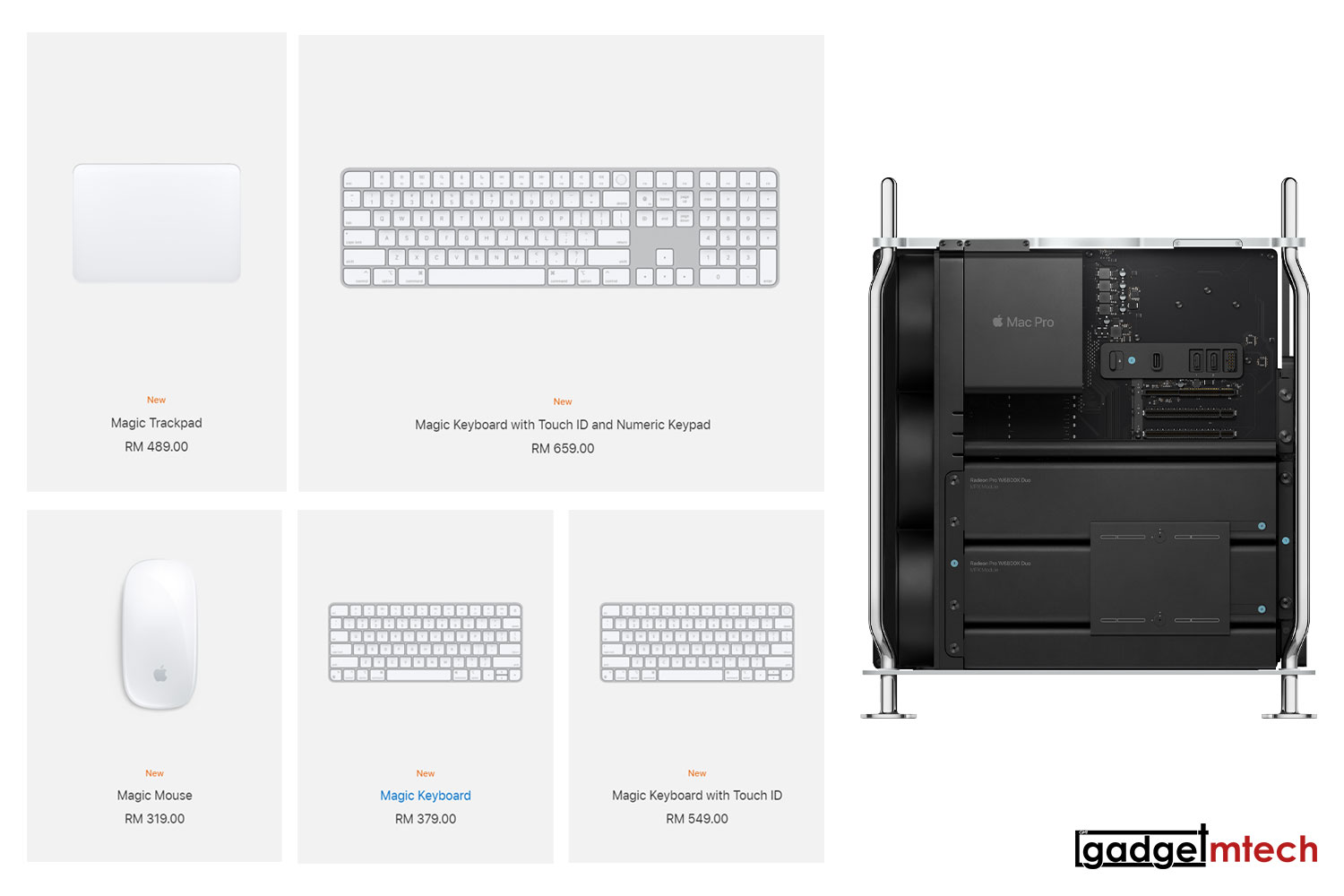 Apple Releases New Magic Accessories and Mac Pro GPU Modules in Malaysia